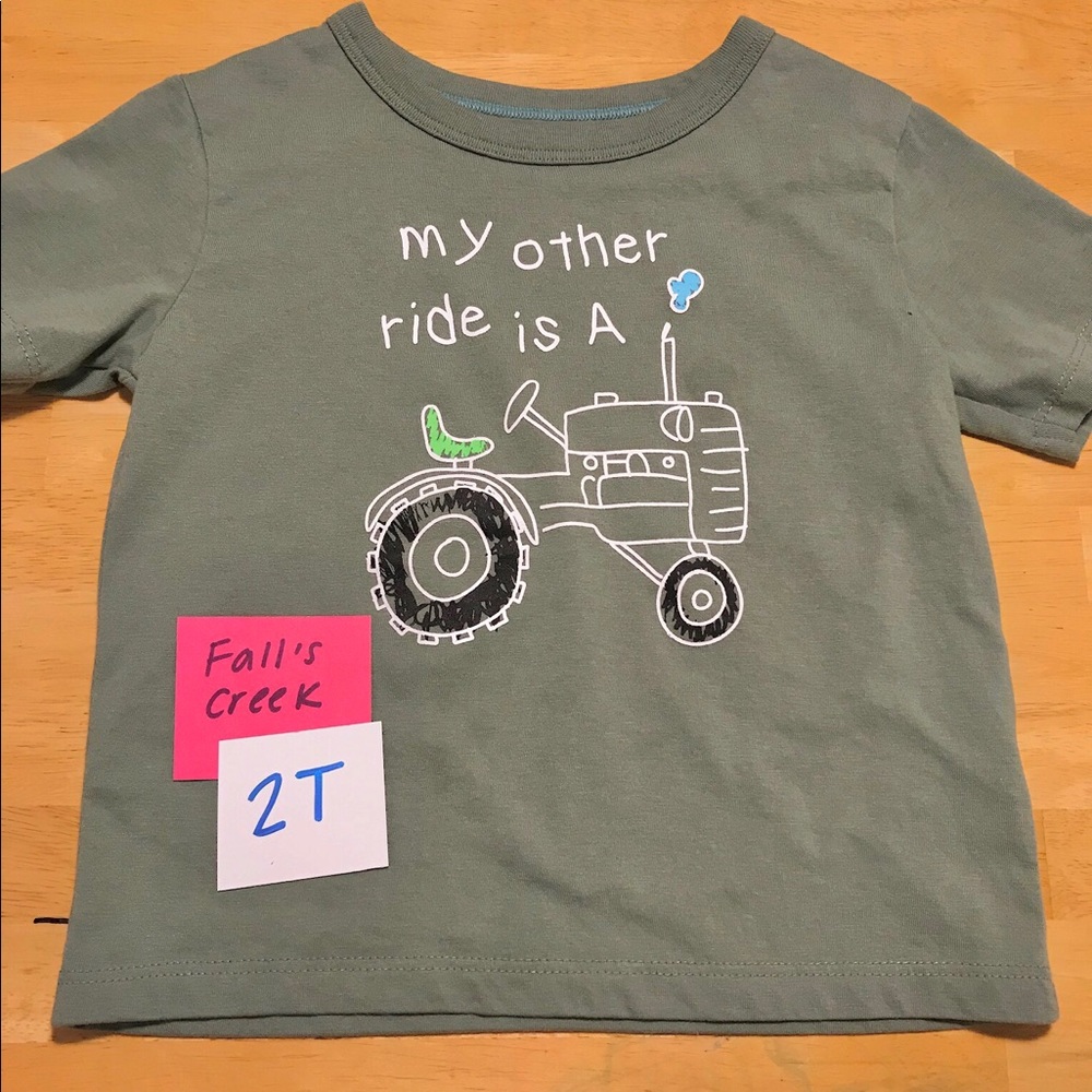 Other ride is a tractor shirt